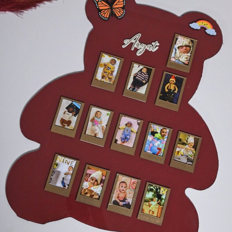 Baby Photo Board-Teddy Shape - Image 2